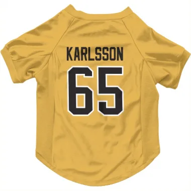 Gold Pittsburgh Penguins Erik Karlsson   Dog & Cat Pet Jersey