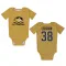 Gold Pittsburgh Penguins Filip Larsson   Newborn & Infant Bodysuit