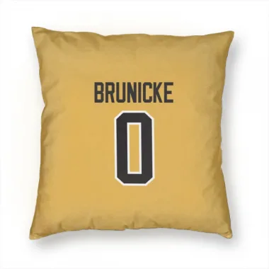 Gold Pittsburgh Penguins Harrison Brunicke   Pillow Cover (18 X 18)