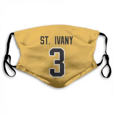 Gold Pittsburgh Penguins Jack St. Ivany   Face Mask