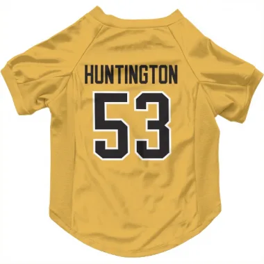 Gold Pittsburgh Penguins Jimmy Huntington   Dog & Cat Pet Jersey