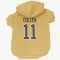 Gold Pittsburgh Penguins John Cullen   Dog & Cat Pet Hoodie