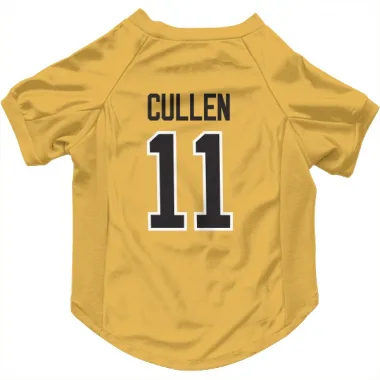 Gold Pittsburgh Penguins John Cullen   Dog & Cat Pet Jersey