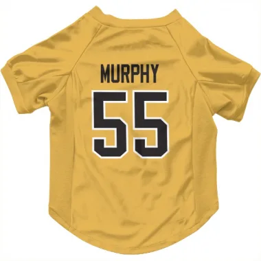 Gold Pittsburgh Penguins Larry Murphy   Dog & Cat Pet Jersey