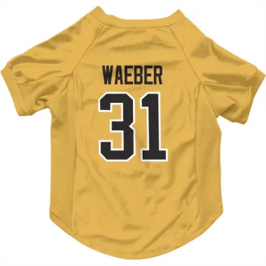 Gold Pittsburgh Penguins Ludovic Waeber   Dog & Cat Pet Jersey