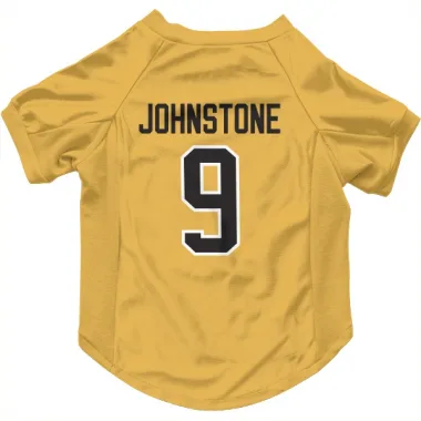 Gold Pittsburgh Penguins Marc Johnstone   Dog & Cat Pet Jersey