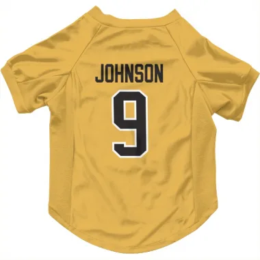 Gold Pittsburgh Penguins Mark Johnson   Dog & Cat Pet Jersey