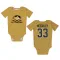 Gold Pittsburgh Penguins Marty Mcsorley   Newborn & Infant Bodysuit