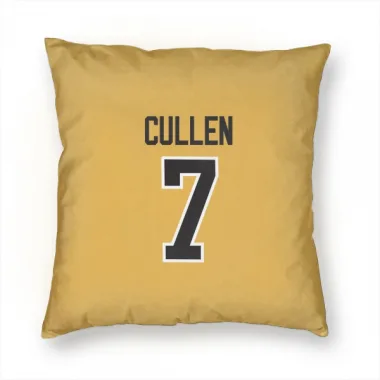 Gold Pittsburgh Penguins Matt Cullen   Pillow Cover (18 X 18)