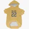 Gold Pittsburgh Penguins Mike Bullard   Dog & Cat Pet Hoodie