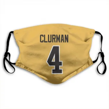 Gold Pittsburgh Penguins Nate Clurman   Face Mask