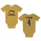 Gold Pittsburgh Penguins Nate Clurman   Newborn & Infant Bodysuit