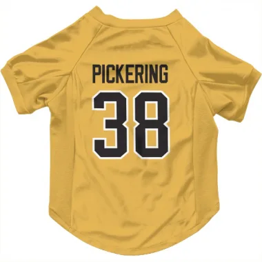 Gold Pittsburgh Penguins Owen Pickering   Dog & Cat Pet Jersey