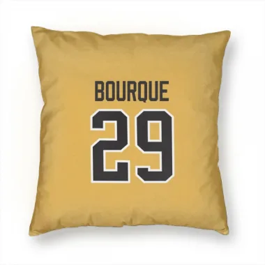 Gold Pittsburgh Penguins Phil Bourque   Pillow Cover (18 X 18)