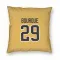 Gold Pittsburgh Penguins Phil Bourque   Pillow Cover (18 X 18)