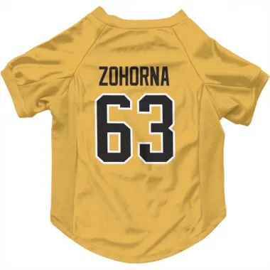 Gold Pittsburgh Penguins Radim Zohorna   Dog & Cat Pet Jersey