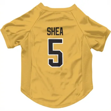 Gold Pittsburgh Penguins Ryan Shea   Dog & Cat Pet Jersey