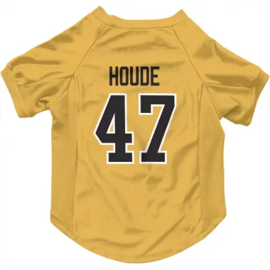 Gold Pittsburgh Penguins Samuel Houde   Dog & Cat Pet Jersey