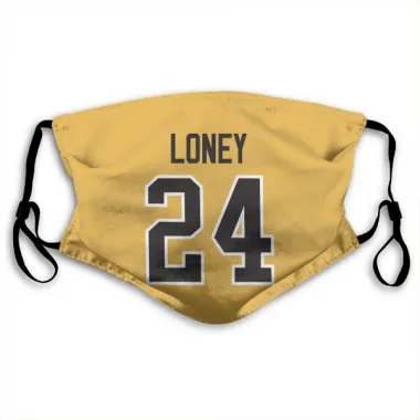 Gold Pittsburgh Penguins Troy Loney   Face Mask