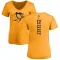 Gold Women's Bob Errey Pittsburgh Penguins One Color Backer T-Shirt -