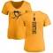 Gold Women's Michael Bunting Pittsburgh Penguins One Color Backer T-Shirt -