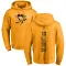 Gold Youth Pierre Larouche Pittsburgh Penguins Branded One Color Backer Pullover Hoodie