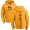 Gold Youth Syl Apps Pittsburgh Penguins Branded One Color Backer Pullover Hoodie