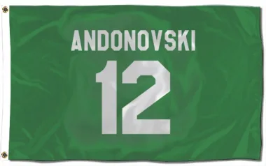 Green Pittsburgh Penguins Corey Andonovski   Flag (3 X 5)