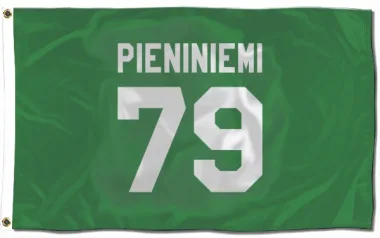 Green Pittsburgh Penguins Emil Pieniniemi   Flag (3 X 5)