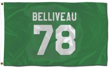 Green Pittsburgh Penguins Isaac Belliveau   Flag (3 X 5)