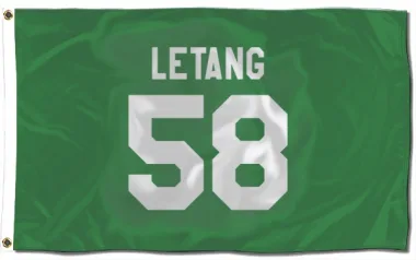 Green Pittsburgh Penguins Kris Letang   Flag (3 X 5)