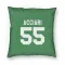 Green Pittsburgh Penguins Noel Acciari   Pillow Cover (18 X 18)