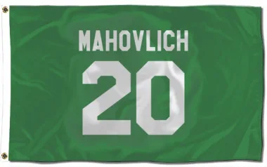 Green Pittsburgh Penguins Peter Mahovlich   Flag (3 X 5)