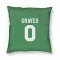 Green Pittsburgh Penguins Ryan Graves   Pillow Cover (18 X 18)