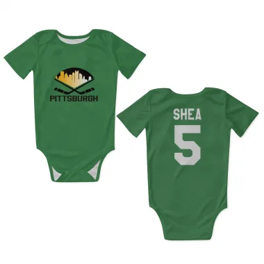 Green Pittsburgh Penguins Ryan Shea   Newborn & Infant Bodysuit