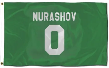 Green Pittsburgh Penguins Sergey Murashov   Flag (3 X 5)