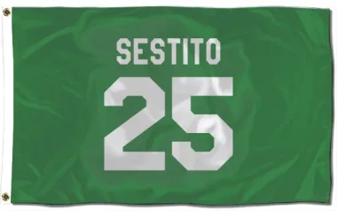 Green Pittsburgh Penguins Tom Sestito   Flag (3 X 5)