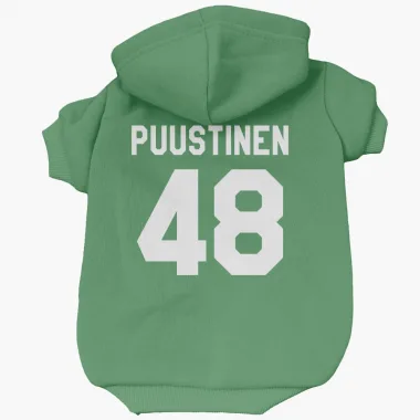 Green Pittsburgh Penguins Valtteri Puustinen   Dog & Cat Pet Hoodie