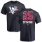 Navy Youth Kevin Stevens Pittsburgh Penguins Name and Number Banner Wave T-Shirt -