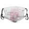 White Pink Pittsburgh Penguins Alex Kovalev   Face Mask