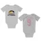 White Pink Pittsburgh Penguins Andy Bathgate   Newborn & Infant Bodysuit