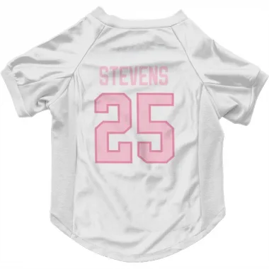 White Pink Pittsburgh Penguins Kevin Stevens   Dog & Cat Pet Jersey