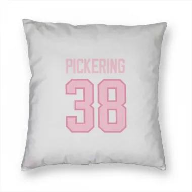 White Pink Pittsburgh Penguins Owen Pickering   Pillow Cover (18 X 18)