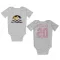 White Pink Pittsburgh Penguins Peter Mahovlich   Newborn & Infant Bodysuit