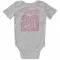 White Pink Pittsburgh Penguins Peter Mahovlich   Newborn & Infant Bodysuit