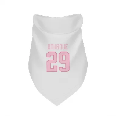 White Pink Pittsburgh Penguins Phil Bourque   Dog & Cat Pet Bandana