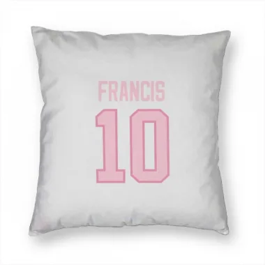 White Pink Pittsburgh Penguins Ron Francis   Pillow Cover (18 X 18)