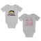 White Pink Pittsburgh Penguins Taylor Gauthier   Newborn & Infant Bodysuit