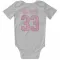 White Pink Pittsburgh Penguins Taylor Gauthier   Newborn & Infant Bodysuit