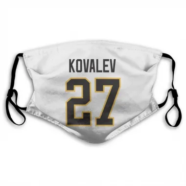 White Pittsburgh Penguins Alex Kovalev   Face Mask